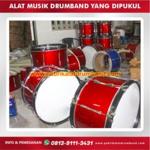 alat musik drumband yang dipukulg di