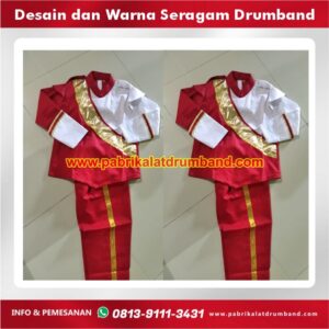 desain dan warna seragam drumband
