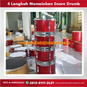 4 langkah memainkan snare drumb