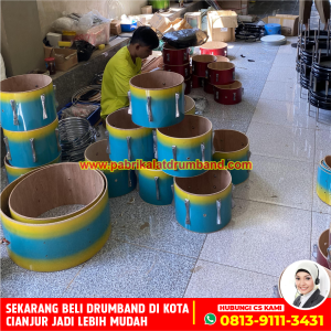 pengrajin alat drumband di kota cianjur
