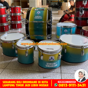 Jual satu set drumband lampung timur