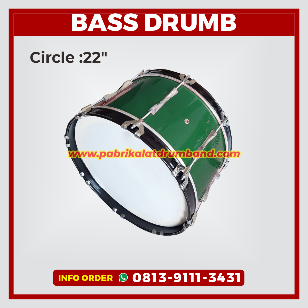 Jual Alat Bass Drumband 22inc SMA