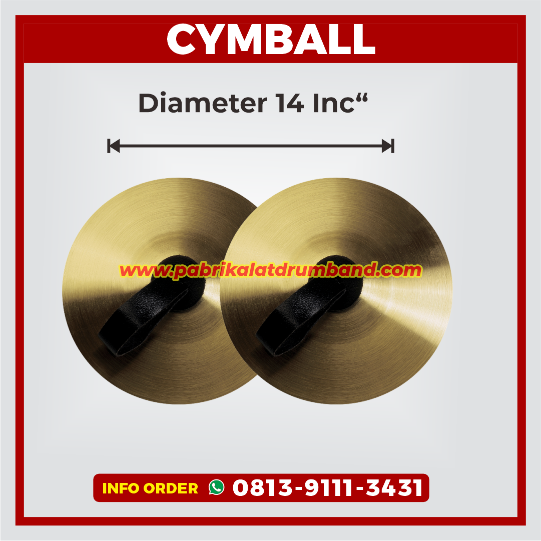Jual Alat Cymball 14inc Semi Marchingband SMP