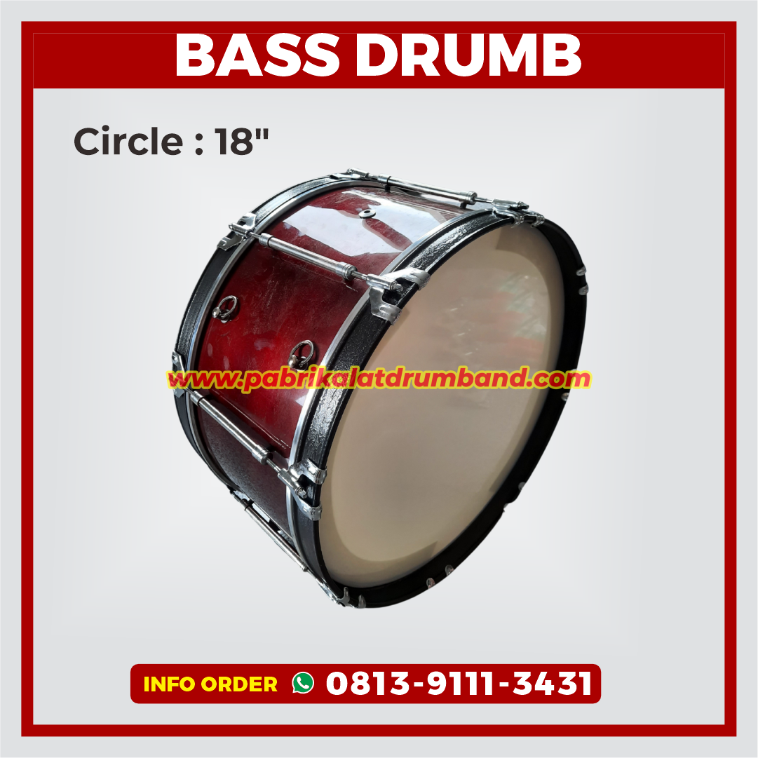 Jual Alat Bass 18inc Marchingband SMP