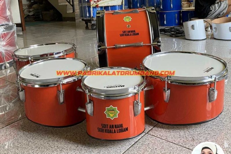 Jual Drumband Anak SD Lengkap dengan Stiker Logo Sekolah di Luwu Timur